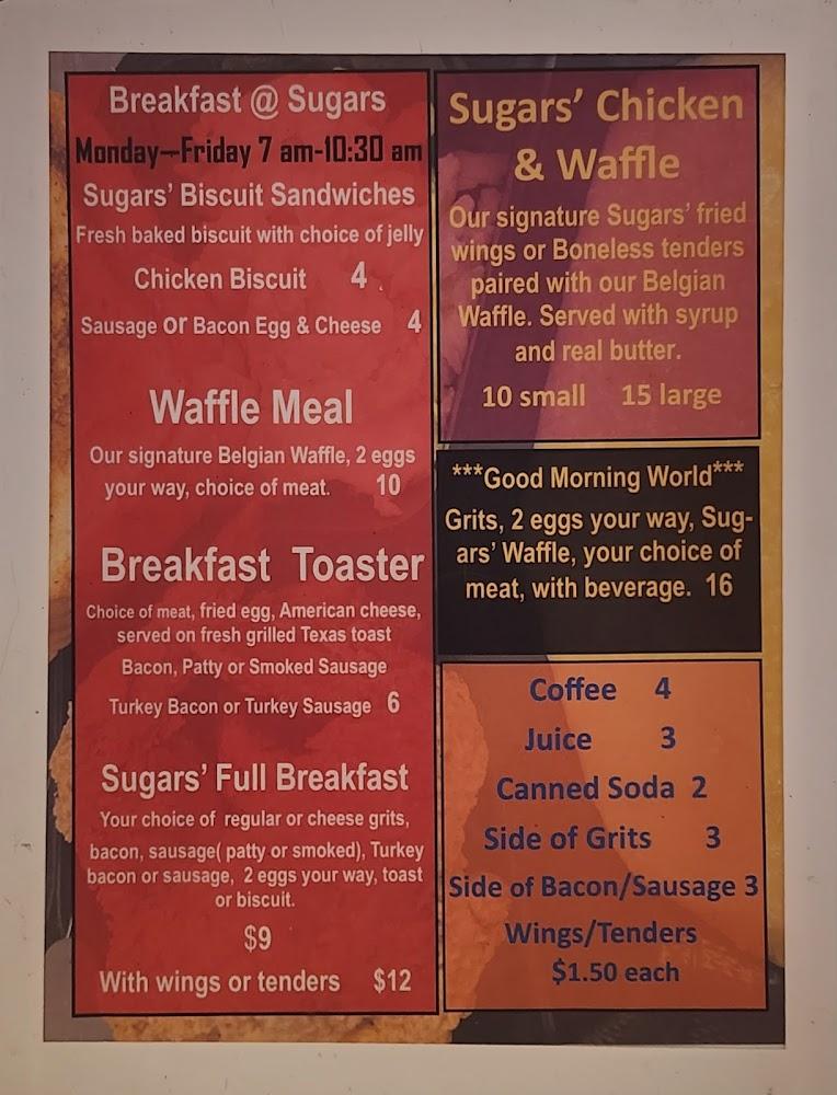 Sugar's Place Menu image 2