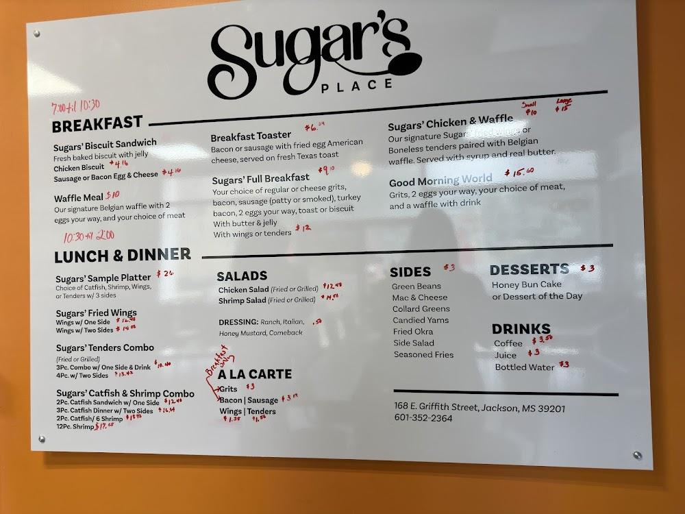 Sugar's Place Menu image 3