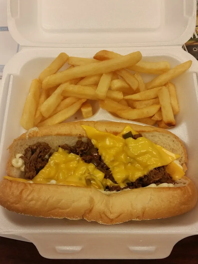 Philly Cheese Steak and Fries